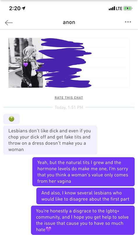 Lesbian chat format